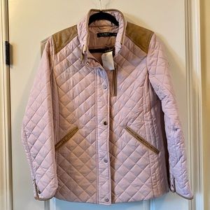 Ralph Lauren Quilted Faux Leather Barn Jacket NWT